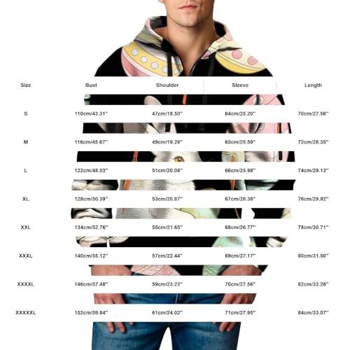Camiseta de Pascua para Hombre Ropa de Protección Solar S 4