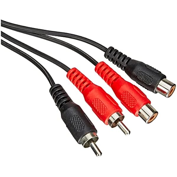 Premiumcord Kjackcmf2-2 Kabel Cinch Rca, Czarny, 2 m