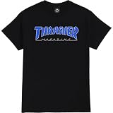 Thrasher Outline SS Tshirt Medium Black/Blue
