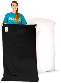 未使用 ヨギボー カバー ミディ ブラック Yogibo Midi ヨギボー ミディ 専用カバー 替えカバー : Yogibo