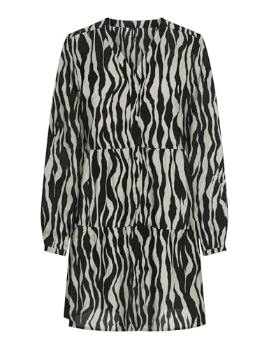 Robe boutonnée ONLY Onlnova Life Thea noire manche longue taille S vêtement femme