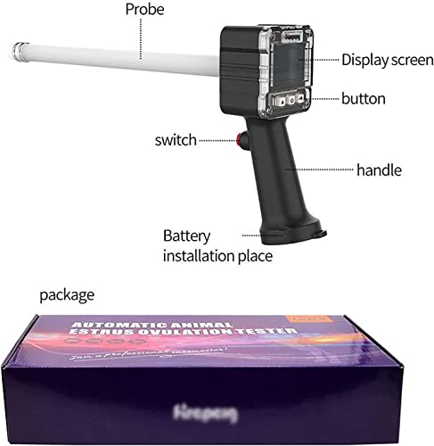 PRABOS Cattle Heat Detector, Test Cattle and Horse Mating Information, Automatic Ovulation Detector, Easy to Clean Cattle Equipment, Cattle Estrogen Tester - Thumbnail 6