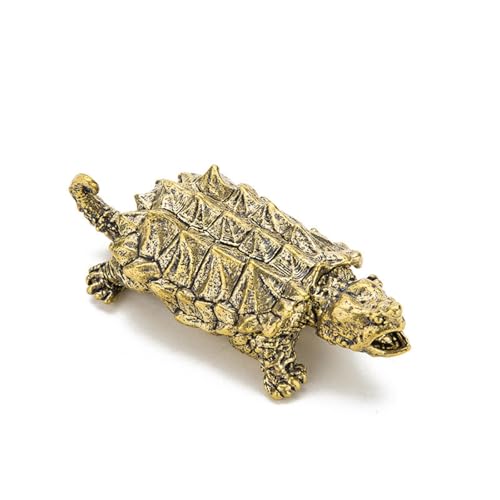 Statue Décor Vintage Tortue en Cuivre Feng Shui, Petit Ornement Maison et Salon