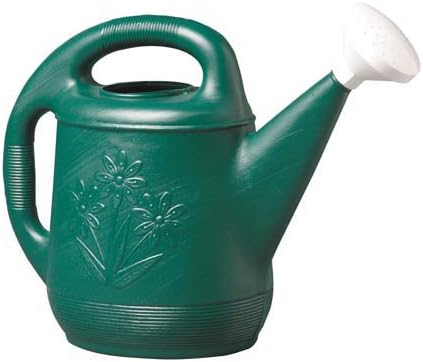 Watering Can, Green Plastic, 2-Gallons