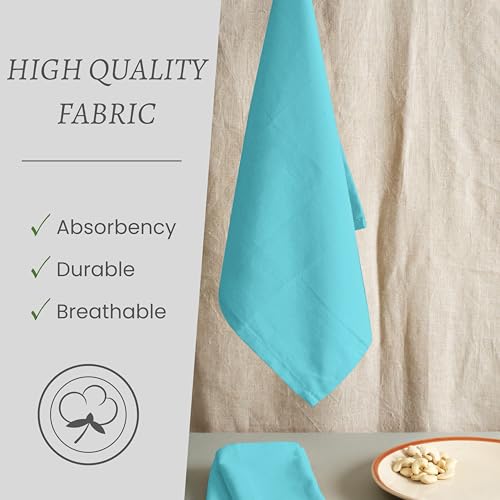 Servilletas de tela TWINY threads azul aqua pack 4 miniatura 2