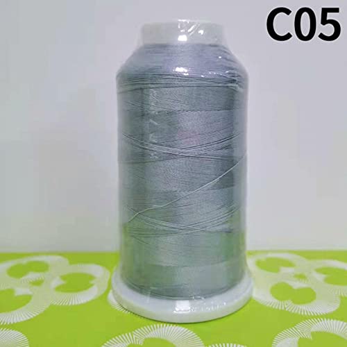 MagiDeal Hilo para máquina de bordar que brilla en la oscuridad, color gris miniatura 3
