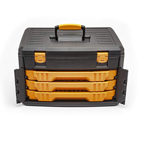 GEARWRENCH 243 Pc. 12 Pt. Mechanics Tool Set in 3 Drawer Storage Box - 80972