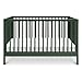 DaVinci Birdie 3-in-1 Convertible Crib, Forest Green, Easy Assemble, Greenguard Gold Certified