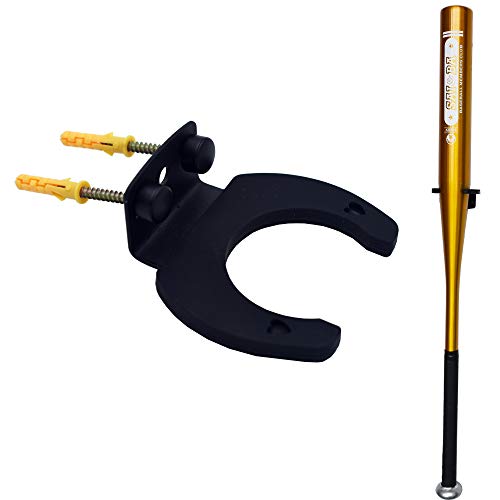 One Vertical Baseball Bat Softball Bat Display Wall Mount Wall Rack Wall Holder -Easy to Install- Hardware Included