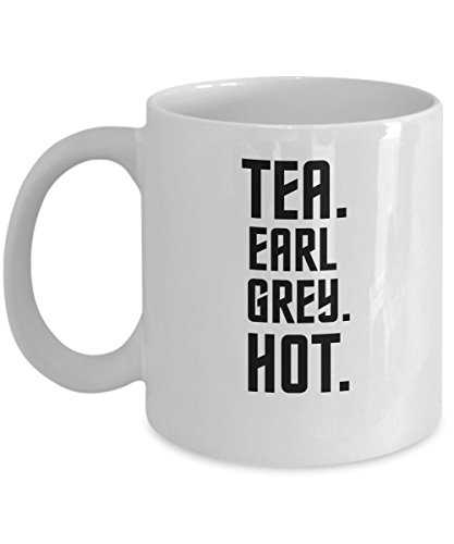 Rocketboots Picard Mug. Tea. Earl Grey. Hot. 11 oz Coffee Mug for Trekkies Fan Gift