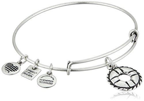 Alex and Ani Life Preserver Rafaelian Silver Bangle Bracelet
