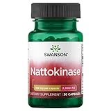 Swanson, Nattokinase, 30 Kapseln, 100mg Nattokinase je Dosis, Glutenfrei, GMO frei, Geschmacksneutral