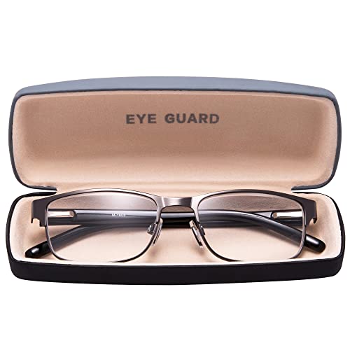 Eyeguard Readers Metal Deluxe Rectangular Reading Glasses For Men 1.00 #TOP2