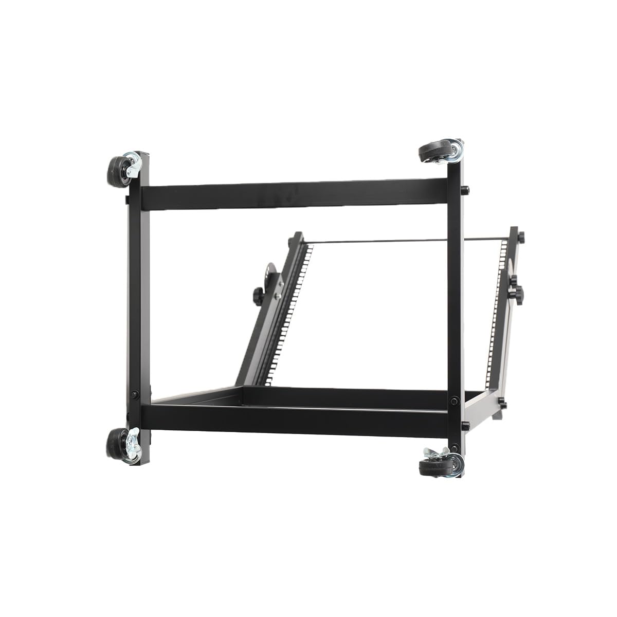 Rolling DJ Mixer Stand Stage Cart Adjustable Rack Mount Studio Equipment | Rolling DJ Mixer Stand Stage Cart Adjustable Rack Mount Studio Equipment Music Party Show 12UX
