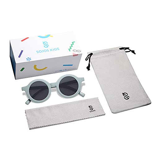 Image of SOJOS Cute Round Polarized Sunglasses for Kids Girls Boys UV400 Protection De Sol Gafas Beach Holiday