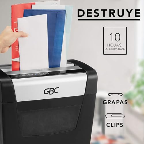 GBC ShredMaster Home Office Shredder, PX10-06, Super Cross-Cut, 10 folhas (1757405)