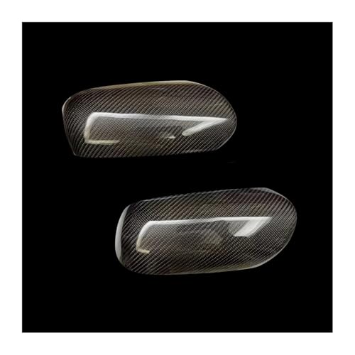 Door Wing Mirror Cap for Yaris 2007-2011 Glossy White Door Side Mirror Cover Cap Car Accessories Rearview(F1 Pair)