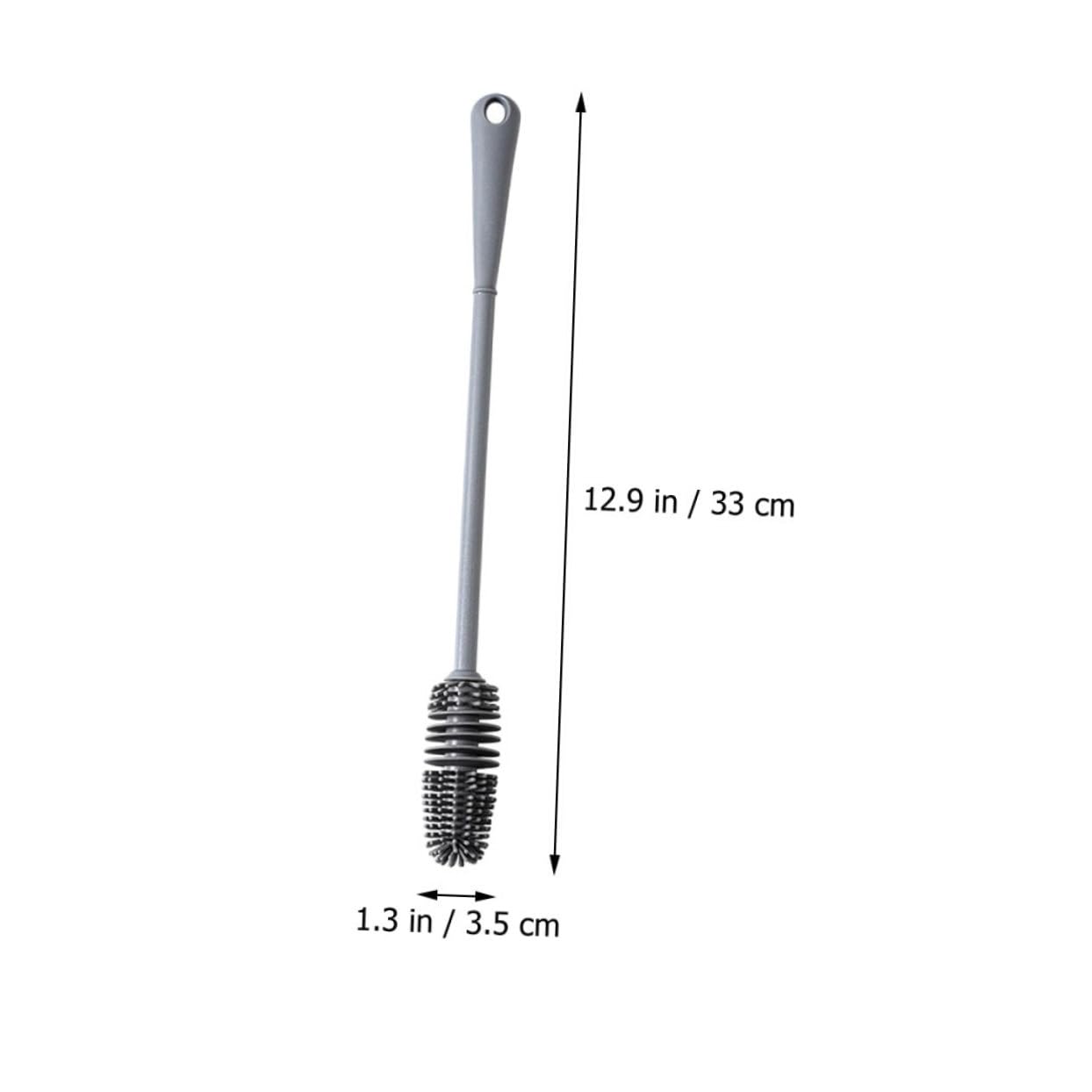 Baluue 2 Set Di Pulizia Per Bottiglie Di Cibo Detergente Per Bicchieri Di Manico in Setole in Silicone Pulizia Per La Famiglia Facile Da Riporre 4 Pezzi * 2