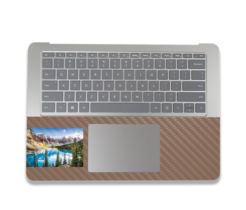 Image of MightySkins Carbon Fiber Skin Compatible with Microsoft Surface Laptop Studio 2 (2023) Full Wrap Kit - Mountain Lake | Protective, Durable Textured Carbon Fiber Finish | Made in The USA