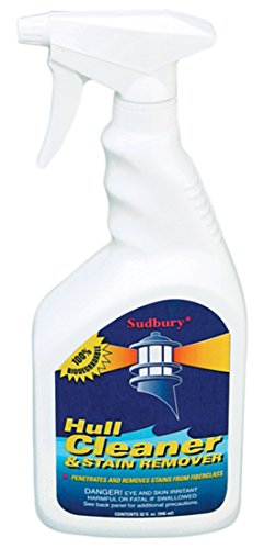 Sudbury Hull Cleaner and Stain Remover, Boat Cleaner for Stains and Rust, Essential Boat Accessories, 32 oz