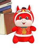 Structure durable et agréable au toucher : le matériau en peluche soigneusement sélectionné de cette peluche empêche la perte de forme au fil du temps et garantit un toucher toujours lisse et confortable. Il donne un charme particulier aux décorations saisonnières et est idéal comme cadeau attentionné pour vos proches pendant l'année chinoise. La construction robuste et la surface douce offrent un confort et une esthétique durables.