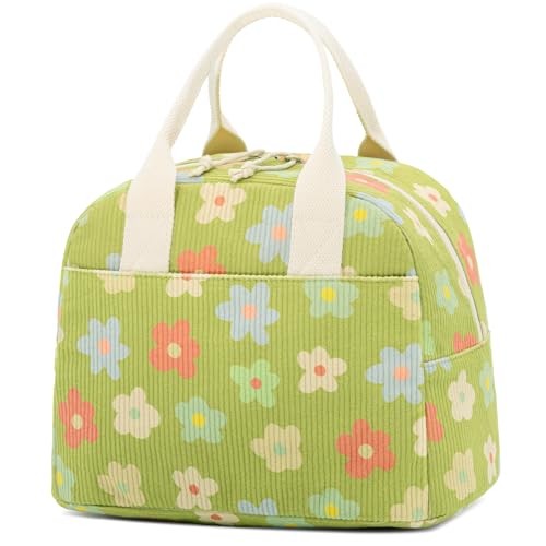 Image of LOVELYWIND Lunch Box for Women Cute Lunch Bags for Women Lunch Tote Bags Reusable Insulated Lunch Box Large Capacity Reusable Insulated Cooler for Work or Travel Gifts or Beach