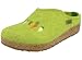 Produktbild HAFLINGER Damen Hausschuhe Rüben Pantoffel Filz Grizzly Rübli 741042, Größe:37 EU, Farbe:Grün