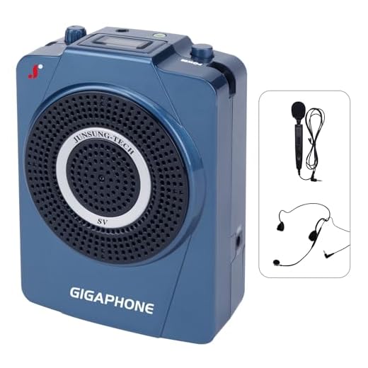 GIGAPHONE Outdoor SV 40W Portable Loud Voice Amplifier with Microphones