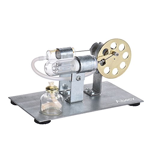 Aibecy Mini Hot Air Stirling Engine Motor Model Stream Power Physics Experiment Educational Toy