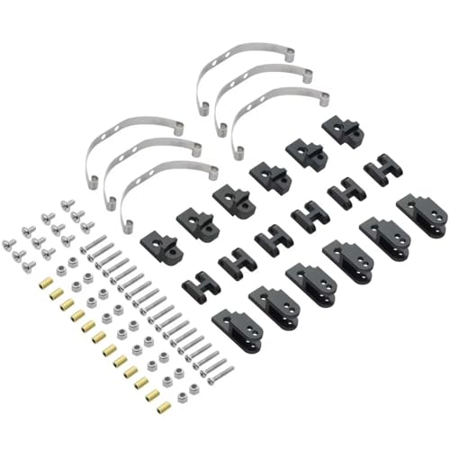 RC�C�����f�����i For WPL B14 B24 B1 B16 B36 For JJRC Q60 Q63 Q75 1/16 Rc �J�[�A�b�v�O���[�h���i 4 × 4 6 × 6 �|�V���b�N�A�u�\�[�o�[�T�X�y���V�����p���[�t�X�v�����O(Black,4x4)