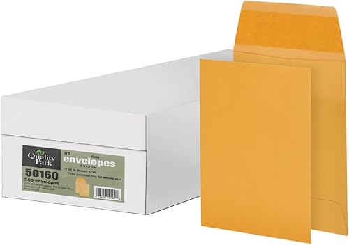 Calidad Park moneda y piezas pequeñas sobre, sello engomado, para el hogar, oficina, jardĂn, 24 lb marrĂłn kraft, 2-14 x 3-12 pulgadas, 500 por caja Calidad Park moneda y piezas pequeñas sobre, sello engomado, para el hogar, oficina, jardĂn, 24 lb marrĂłn kraft, 2-14 x 3-12 pulgadas, 500 por caja