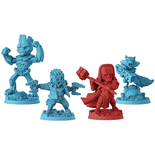 CMON | Marvel United: Guardianes de la Galaxia- el Remix | Expansión | Juego Cooperativo para Adultos y Familias | A Partir de 10 Años | De 1 a 4 Jugadores | 40 Minutos por Partida | Español