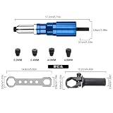 Adapter do nitów wiertniczych | Bezprzewodowe akcesoria elektryczne,Bezprzewodowe mocowanie nitów do wierteł | Dla przemysłu samochodowego Metal Aluminium Wewnętrzny Zewnętrzny Przemysłowy R