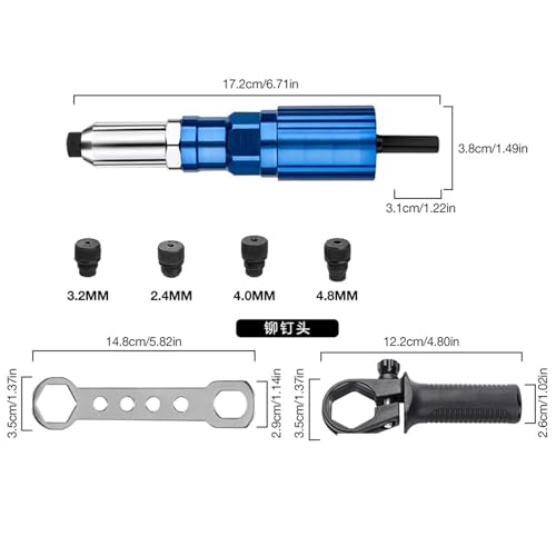 Adaptateur perceuse écrous à riveter pour fixer sans effort vos inserts filetés - 6