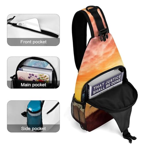 Bolso tipo bandolera casual para hiking y travel miniatura 4