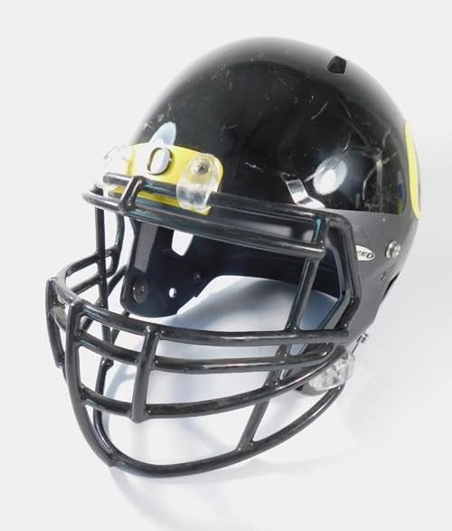 2013 Oregon Ducks Team Issued Riddell XL Football Helmet COA AA0113426 - Unsigned NFL Game Used Helmets