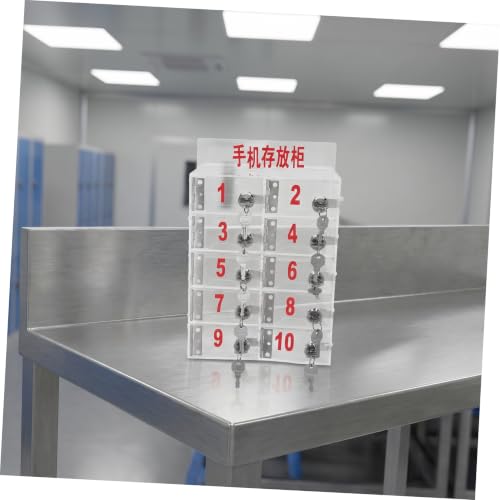 Caja de almacenamiento y llave para dispositivos móviles en acrílico premium 7