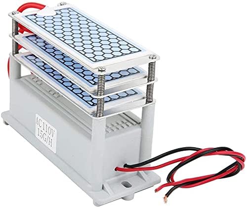 LINTALE Ozone Generator,15g Ceramic Plate Ozonizer Air Purifier 3.1kv-3.5kv Ozone Disinfection Machine Ceramic Plate Air Purifier for Dryers, Dishwashers, Refrigerators, Air Filters(110v)