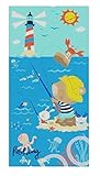 Toallas infantiles: estilo estampadas dibujos llamativas, dibujos de animales a gusto de los niños.