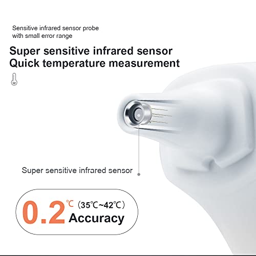 Berrcom Fieberthermometer Stirn-und Ohrthermometer Digitales Medizinisches Thermometer Kontaktlos...