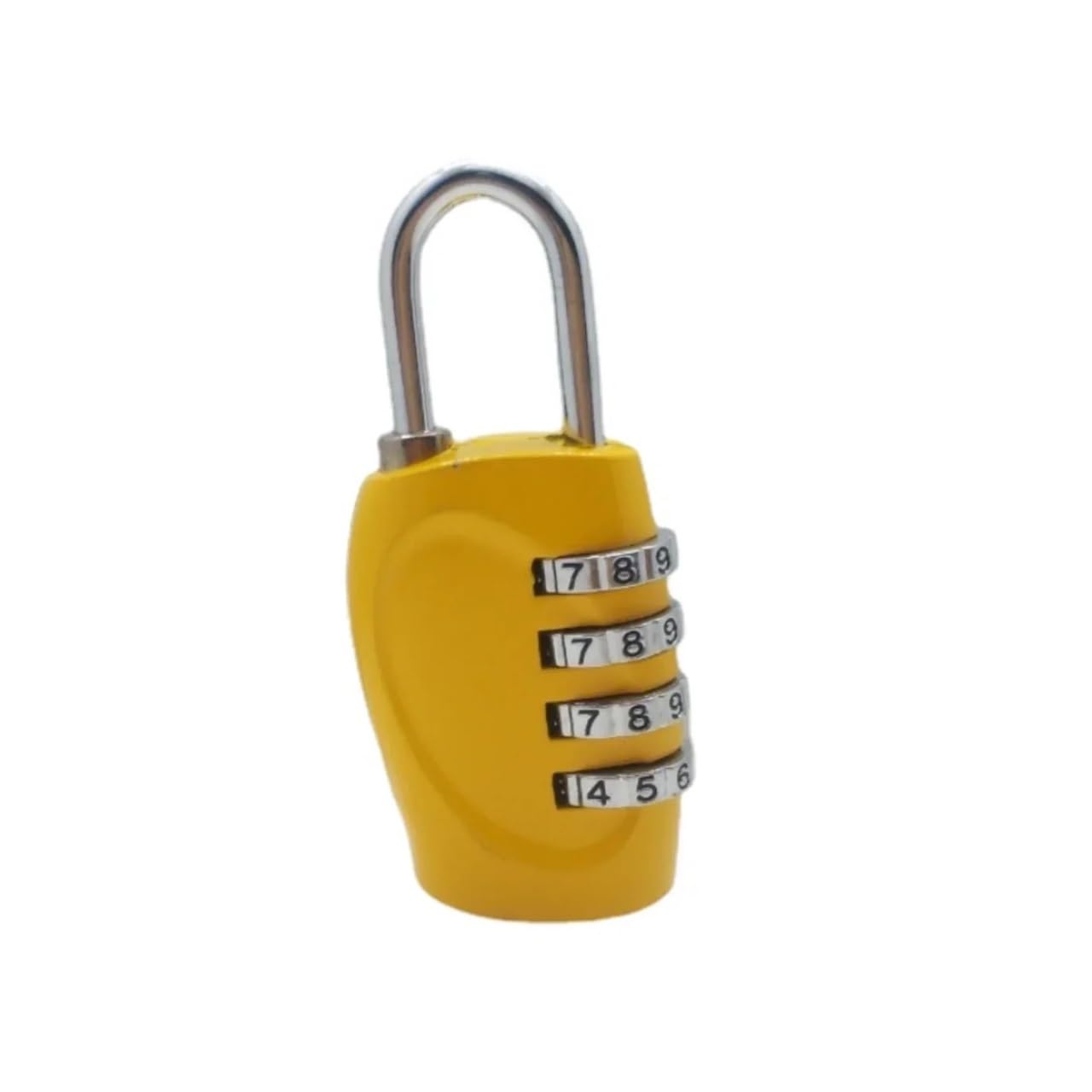 Gnyvzxplq Yellow Suitcase Locks, Multicolor Combination Padlock Gym Locker Luggage Travel Digital(Yellow)