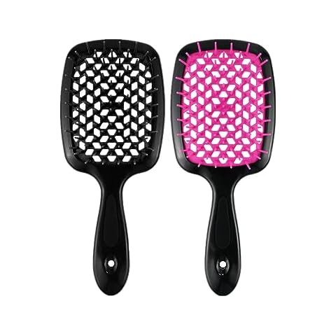 Detangling Hair Brush, Lixera Detangling Hair Brush, Detangling Brush for Curly, Wet and Dry Hair, Anti-static Detangling Hair Comb, Easily Removes Tangles (2PCS) Cover
