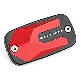 ✔Materiale: alluminio CNC CXEPI Tappo del Serbatoio del Liquido del Freno Anteriore in Alluminio per Moto Goldwing 1500 Goldwing 1800