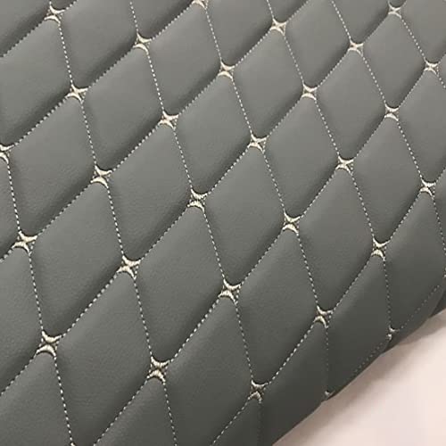 Tissu imitation cuir automobile gris pour refaire le plafond de voiture - 2
