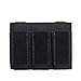 HOUSON Tactical Triple Pistol MOLLE Mag Pouch for 1911 G1ock 9mm Magazine - Black