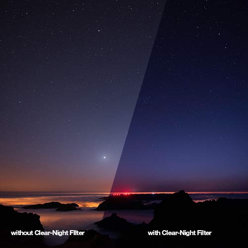 Haida Shield Clear Night Rear Lens Filter Shockproof Optical Glass Light Pollution HD4648 Compatible with Sigma 14-24mm F2.8 DG HSM Art / F4.0 Lens, Tamron SP 15-30mm f/2.8 Di VC USD Canon EF - Thumbnail 6
