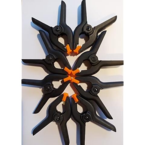 Plastic Spring Clamps 2.5inch. Set of 8 Pieces Cover