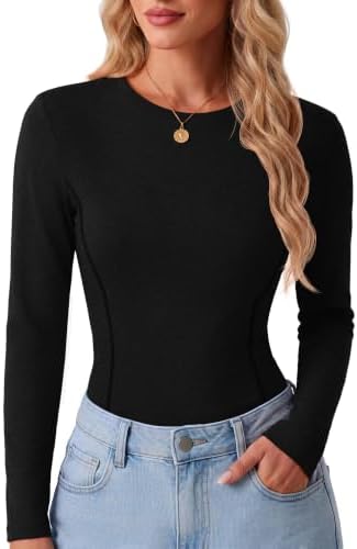 IWOLLENCE Thermounterwäsche Damen Fleece Pullover | Warme Langarmshirt und Unterhemden mit Eingezogener Taillenbereich Thermo Oberteil für Outdoor und Sport