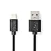 Produktbild Nedis USB-Kabel | USB 2.0 | USB-A Stecker | USB-Typ-C  Stecker | 480 Mbps | 15 W | Vernickelt | 2.00 m | rund | PVC | Schwarz | Plastikbeutel