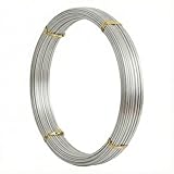 18 Gauge Aluminum Craft Wire, 98.4FT Bendable Sculpting Wire for Jewelry Making Supplies Flexible Modeling & Aluminum Armature Wire, Craft Wire for DIY Crafts, Floral & Garden Projects